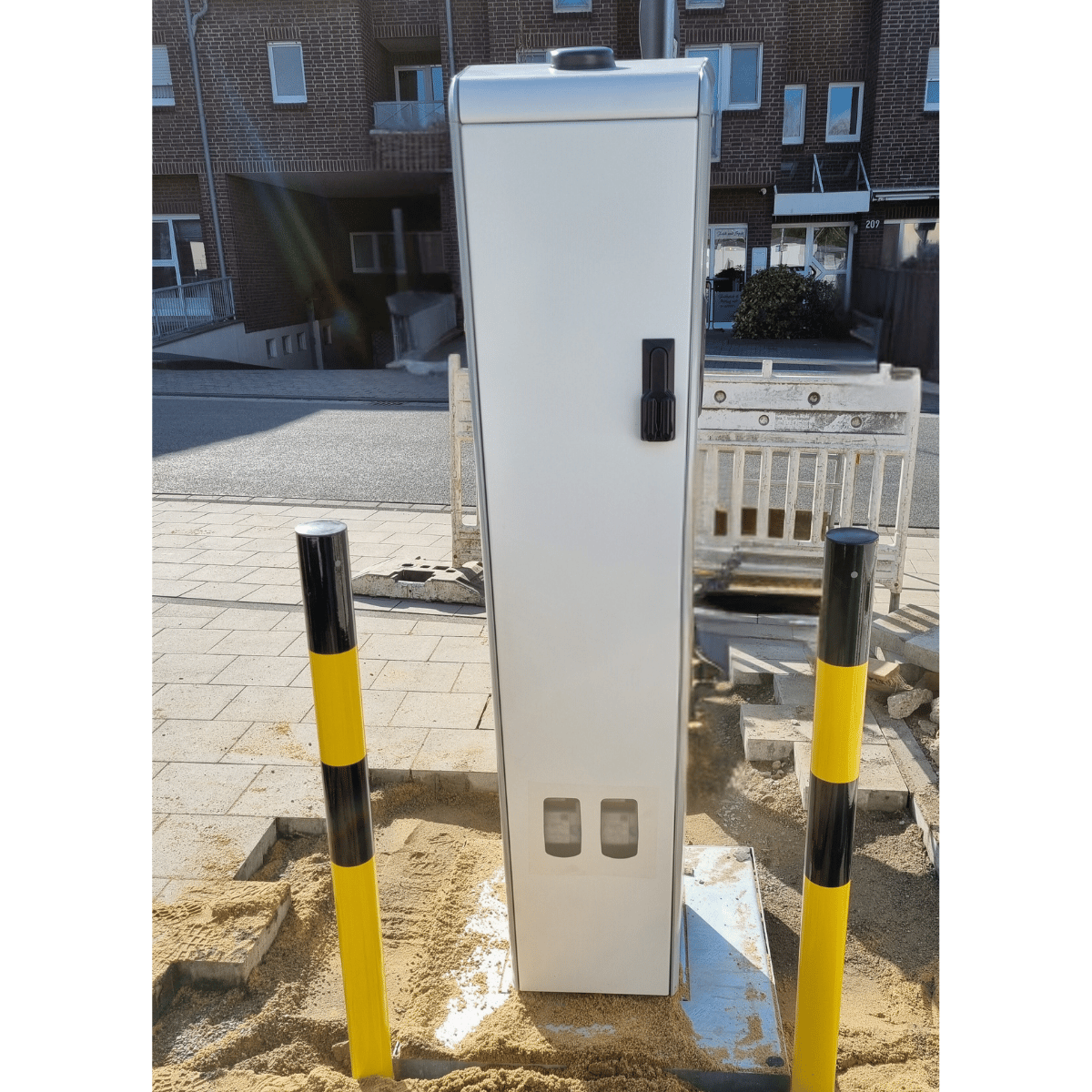 Kettner TERRASAFE-EL 530x530 Kunststofffundament für Ladesäulen (mit Abdeckung)