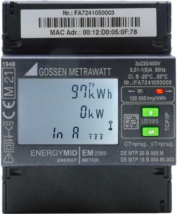 Gossen Metrawatt EM2389 (U2389-V017) Wandlerzähler