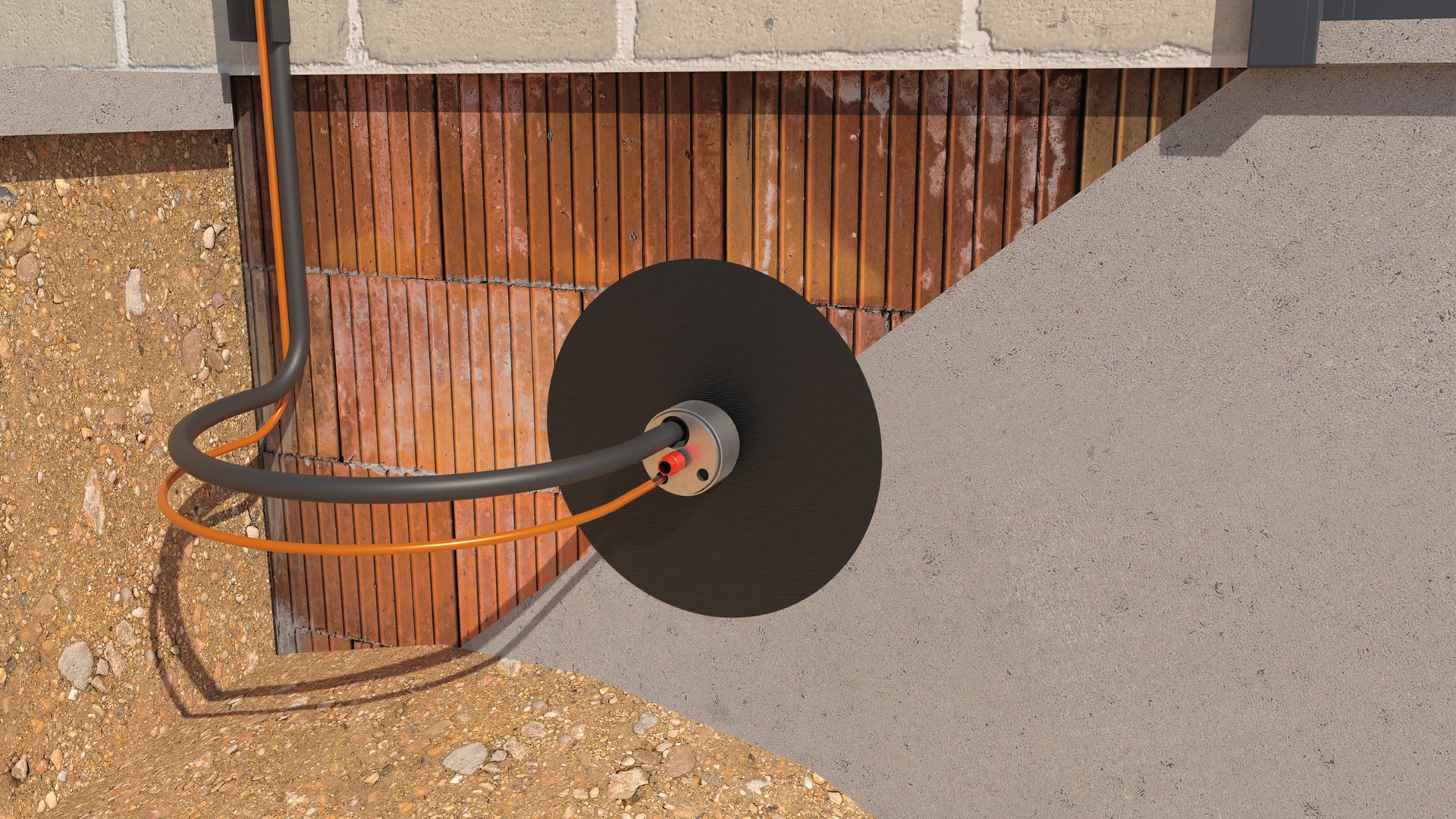 KRASO® Folienklemmflansch Typ FKF - Wallbox