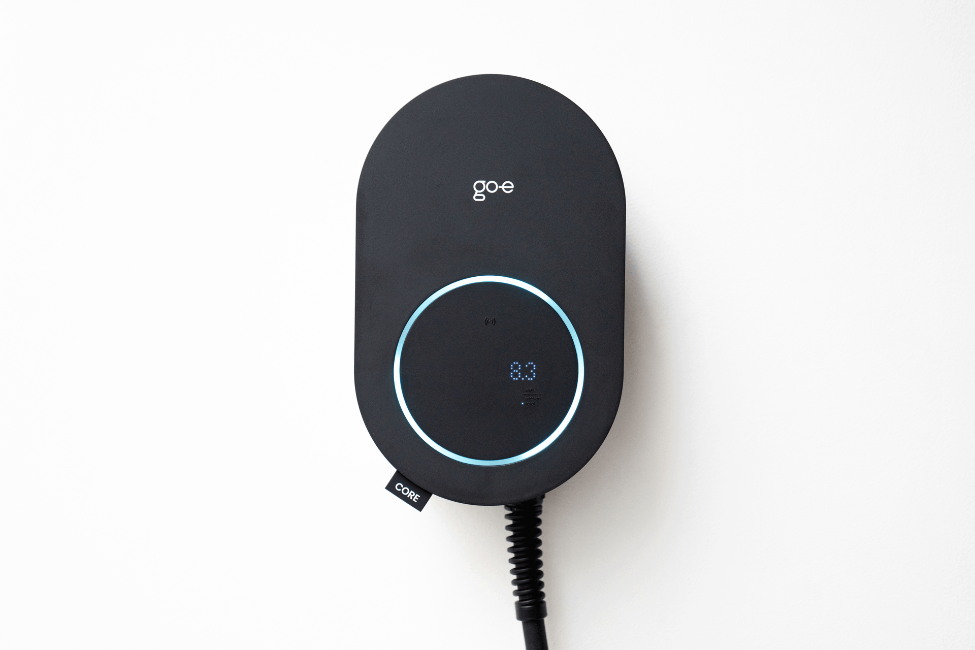 go-e Charger CORE Wallbox (bis 22 kW) mit Typ 2-Ladekabel