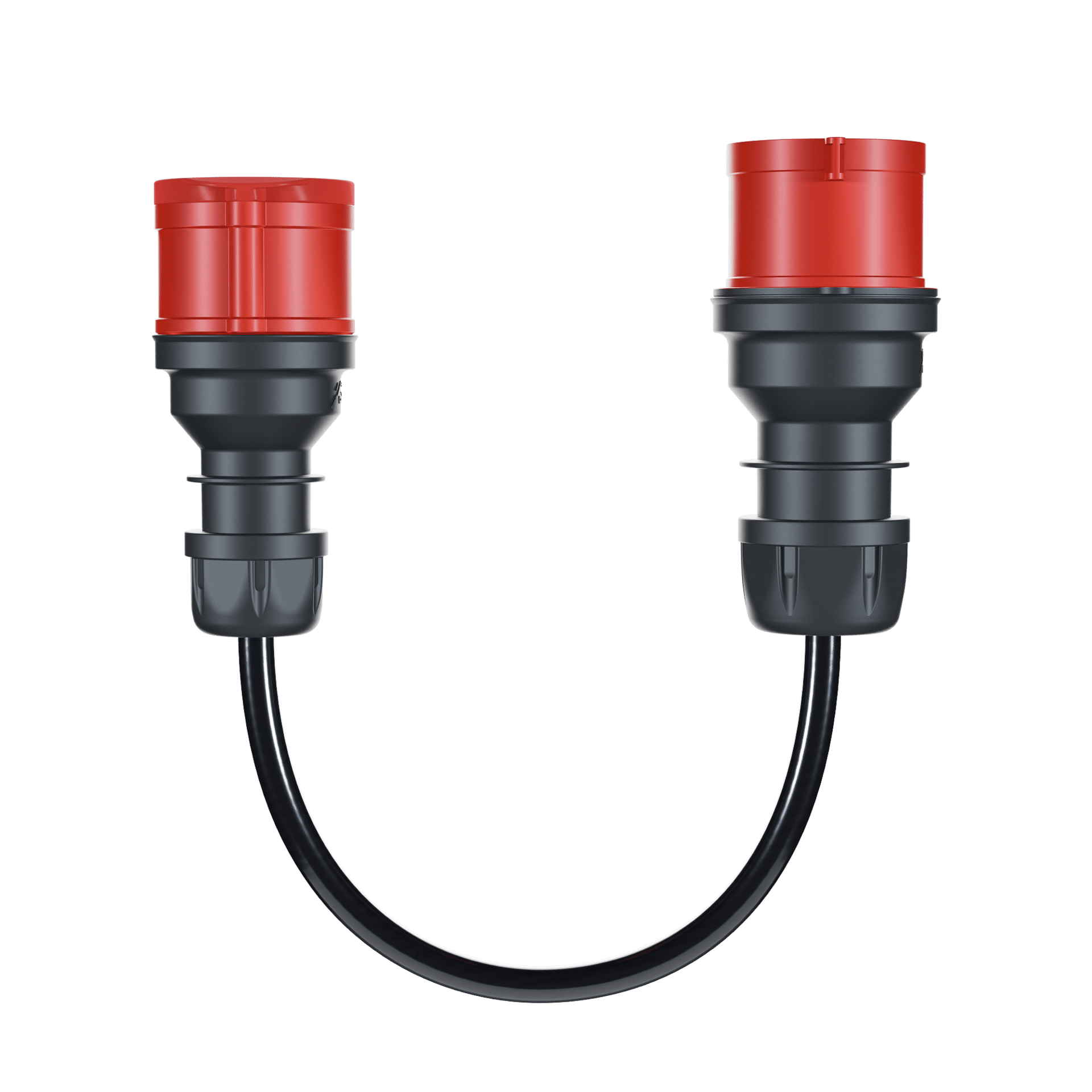 go-e Adapter für go-e Charger Gemini (11 kW) CEE rot 16 A auf CEE rot 32 A