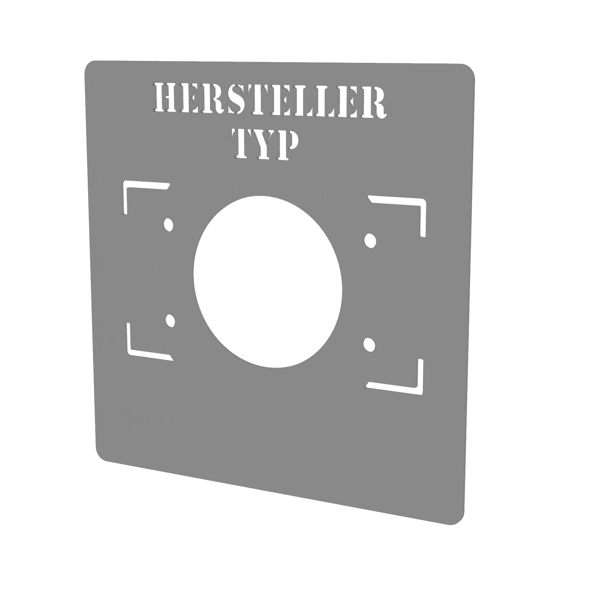 Bohrschablone für Universelles Ladesäulen Fundament (ULF)