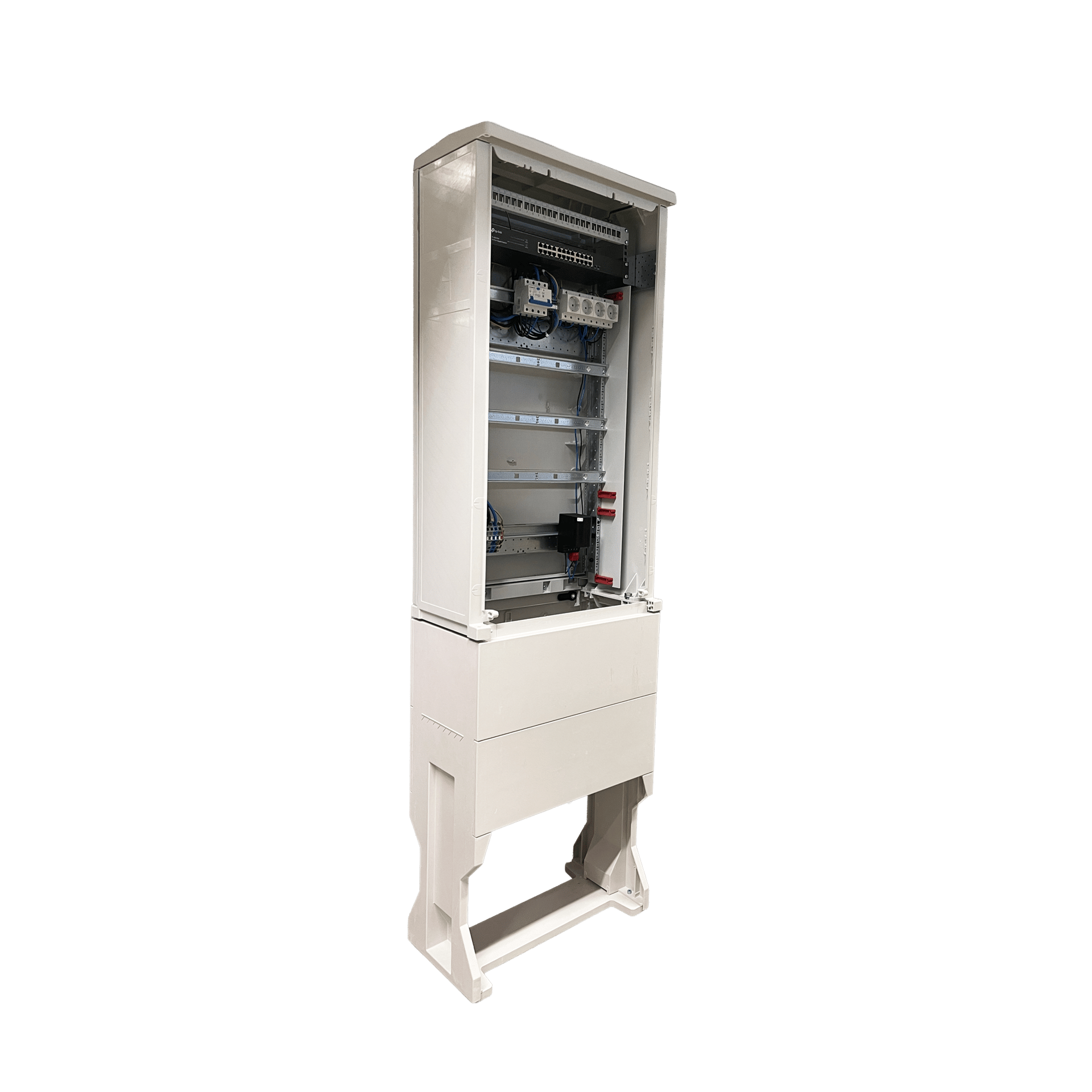 Alphatec Netzwerkzentrale Outdoor 24 Ports v2