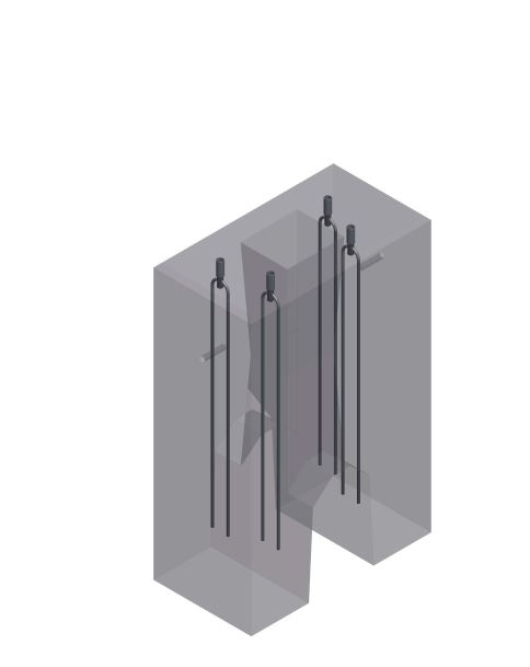 Kortmann Betonfundament für Technagon TEP4 Ladestation und TEW4 Wallbox auf Stele