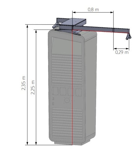 alpitronic hypercharger HYC300/HYC400 Kabelmanagementsystem