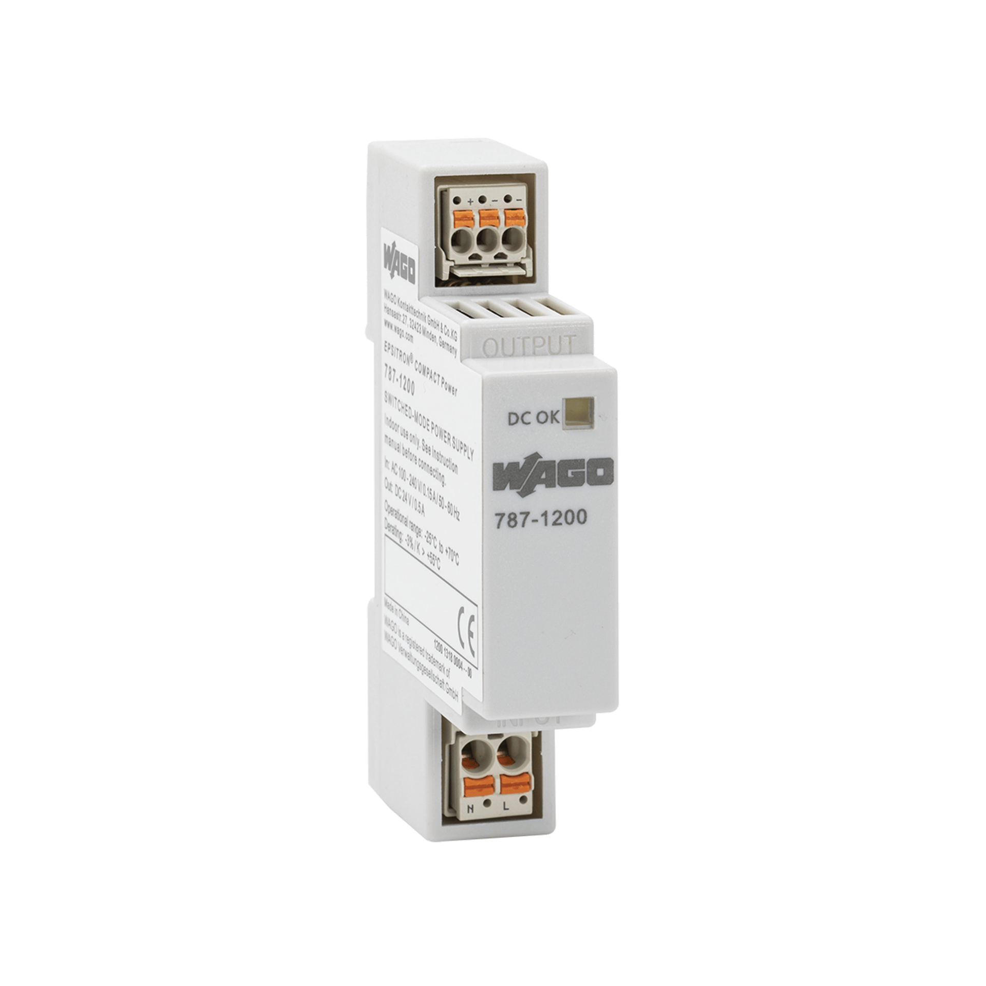 WAGO EPSITRON® COMPACT Power 1-phasige DC-Stromversorgung (24 V, 0,5 A)