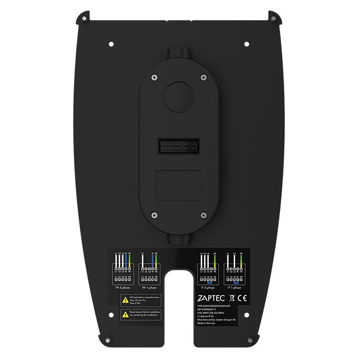 Zaptec Rückplatte für Zaptec Pro Wallbox