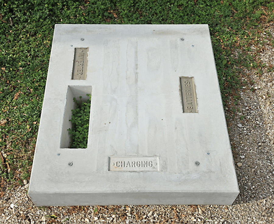 ADS-TEC Energy ChargePost Betonfundament