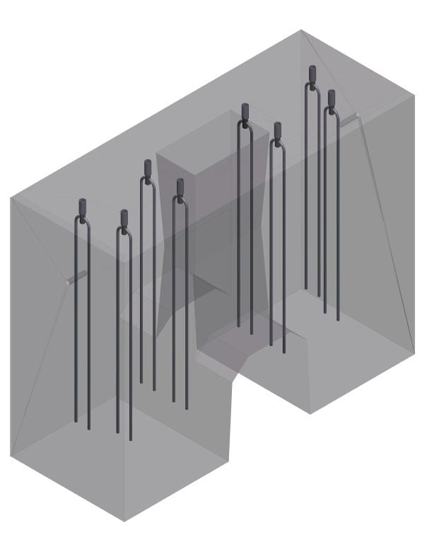 Kortmann Betonfundament für Technagon TEP8 Ladestation