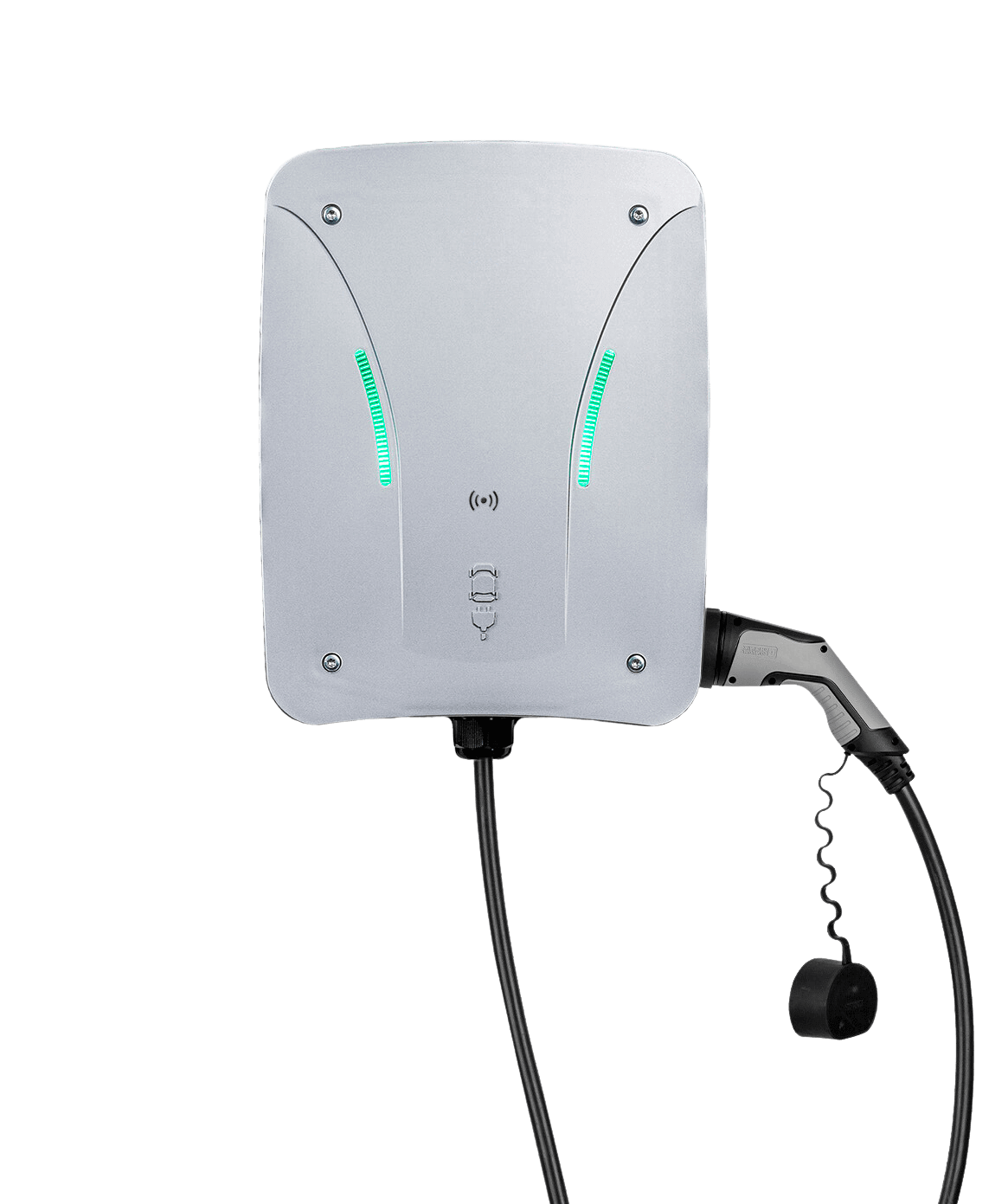 eCHARGE cPµ2 - PRO Wallbox RFID (bis 11 kW) mit Typ 2-Ladekabel