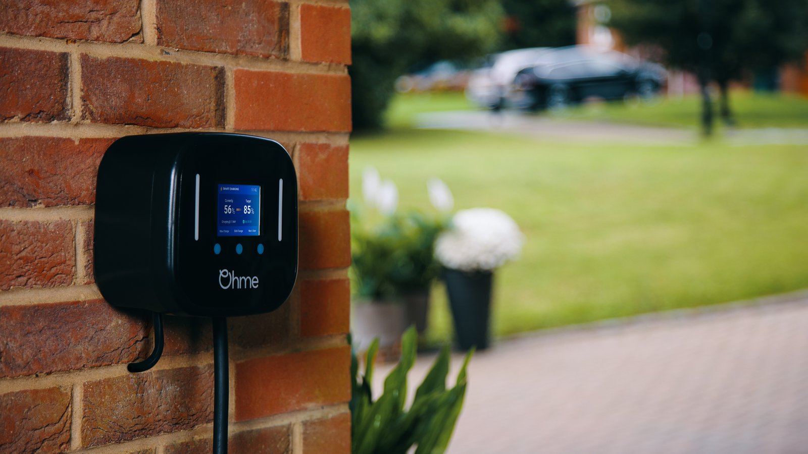 Ohme Home Pro Wallbox mit Typ 2-Ladekabel (bis 11 kW)