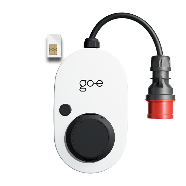 go-e Charger Gemini flex mobile Ladestation 2.0 (bis 11 kW, LTE) mit Ladesteckdose