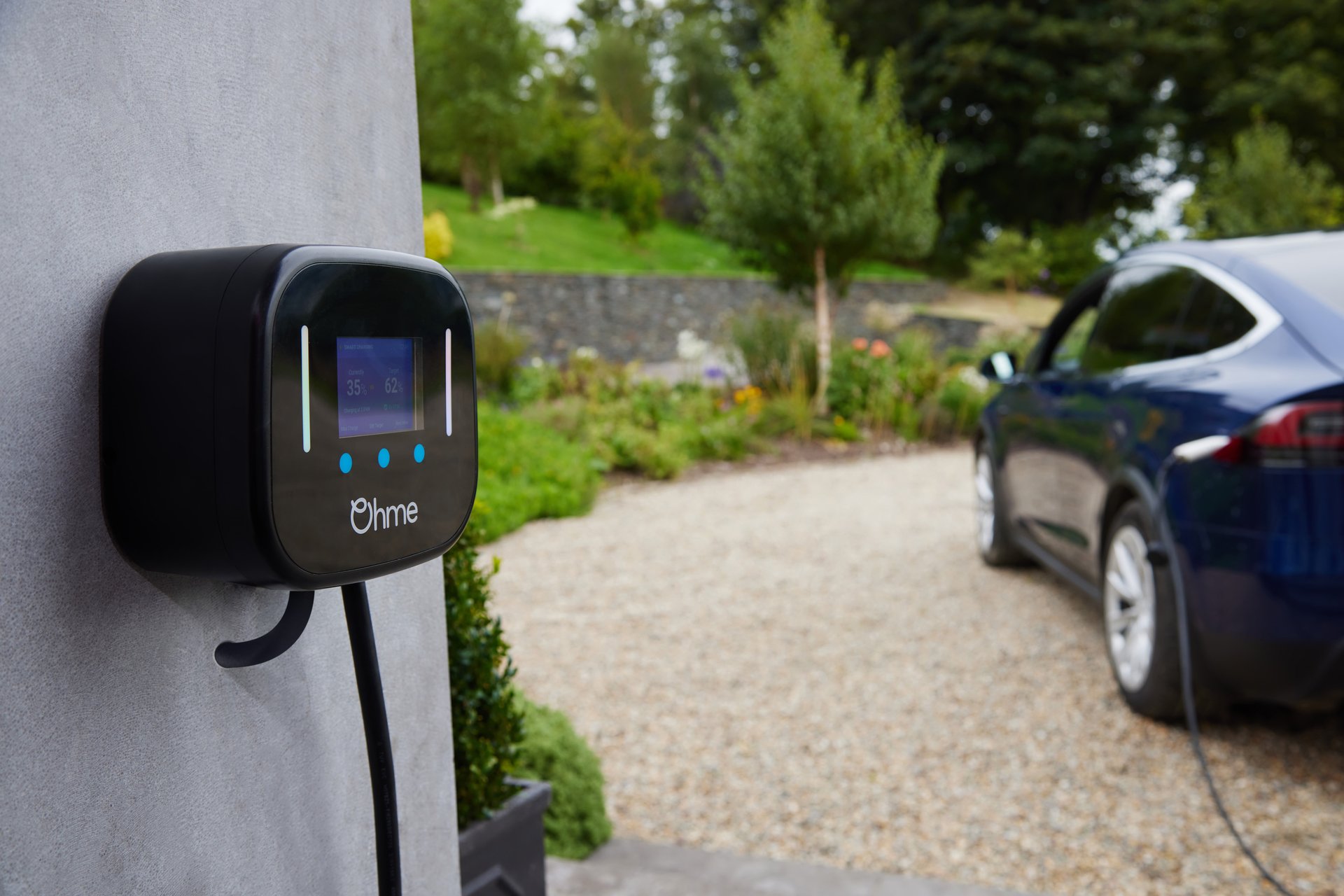 Ohme Home Pro Wallbox mit Typ 2-Ladekabel (bis 11 kW)