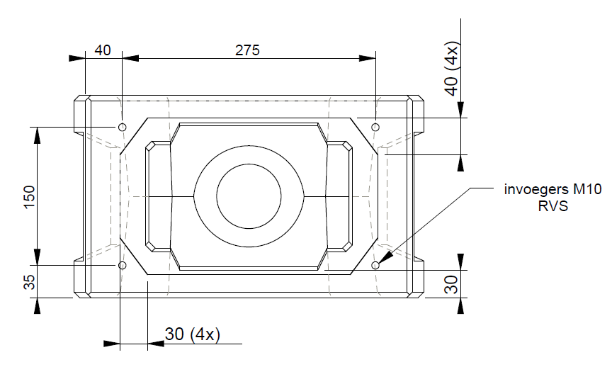 Alfen Betonfundament für Alfen Standfüße (Eve Single / Eve Double) und PG-Line