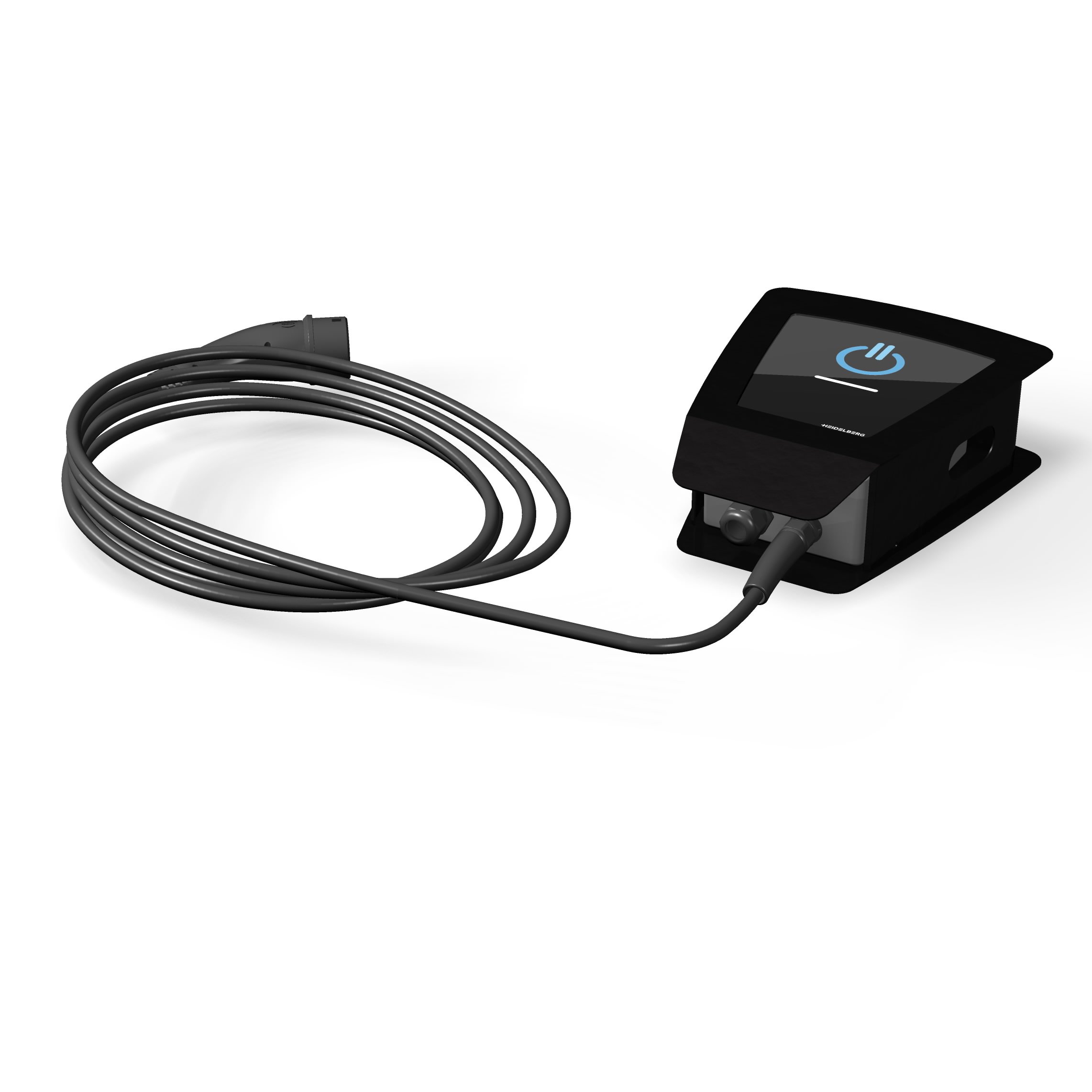 Heidelberg Amperfied Energy Control Plus Black Edition Wallbox (bis 11 kW) mit Typ 2-Ladekabel