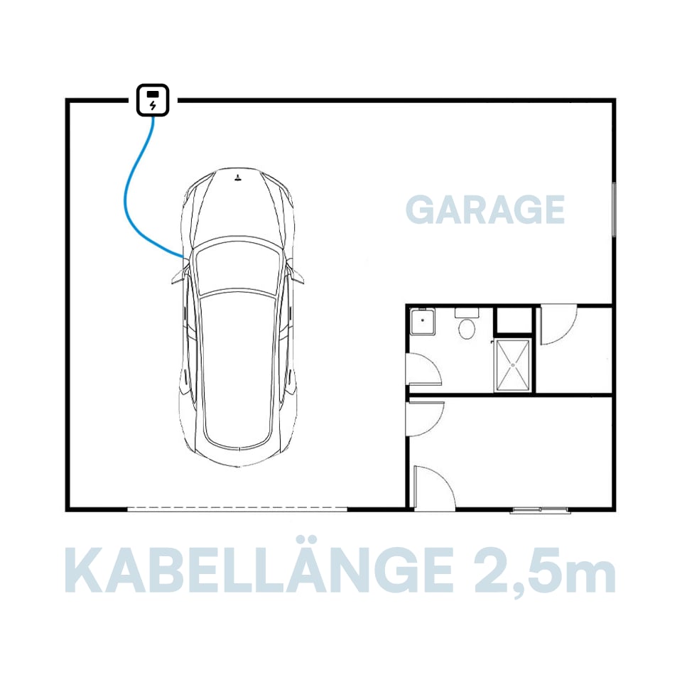 "Mein Ladekabel" by energielösung (bis 11 kW) Typ 2 - Typ 2