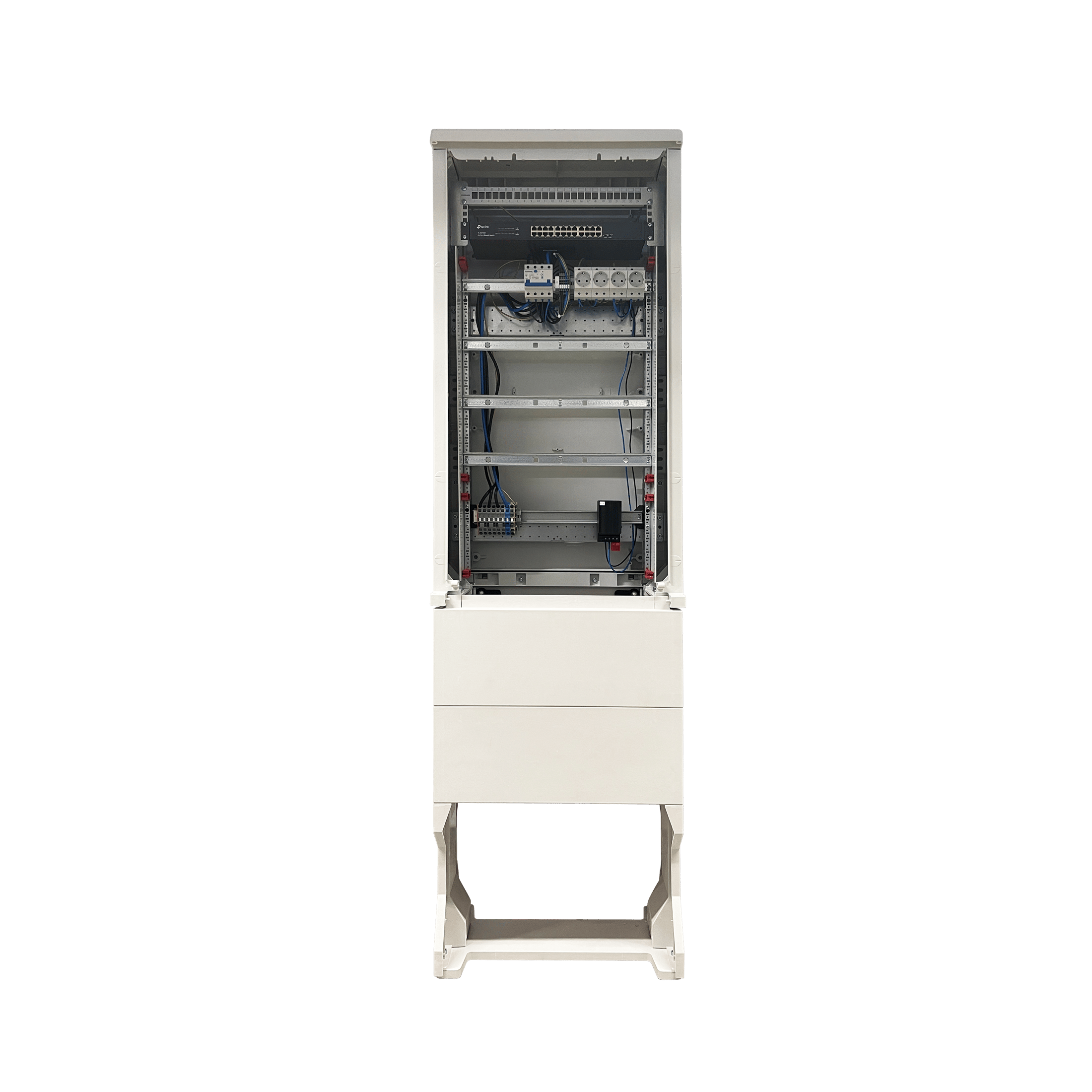 Alphatec Netzwerkzentrale Outdoor 24 Ports