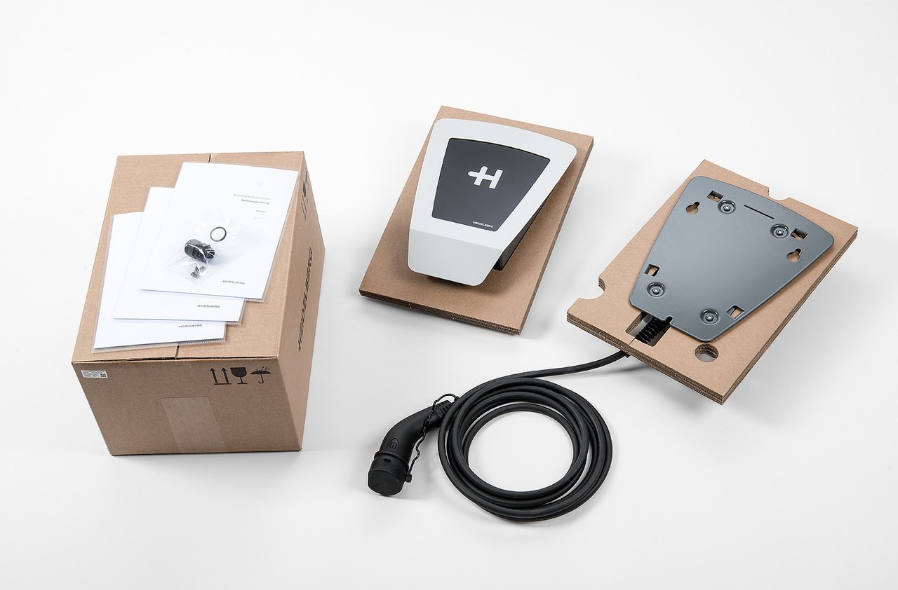Heidelberg AMPERFIED Wallbox Home Eco mit Typ-2 Ladekabel (bis 11 kW)