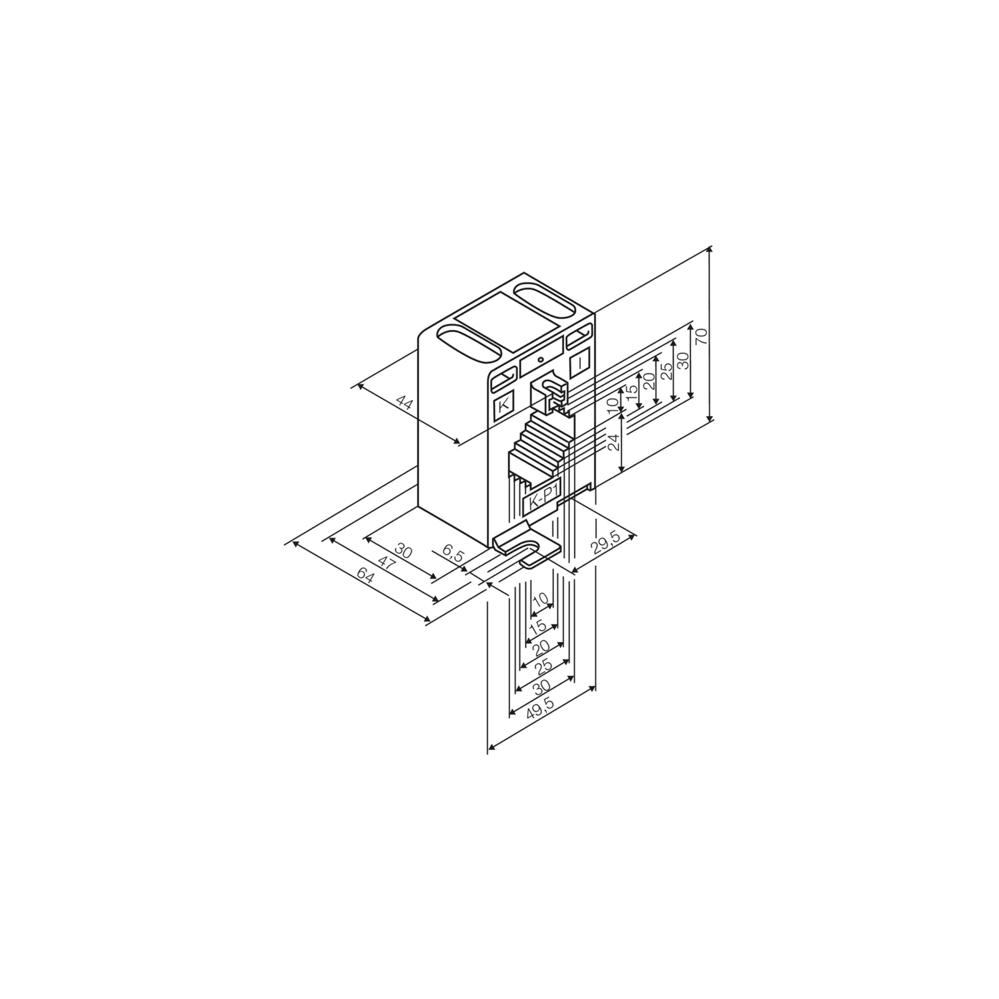 Hensel Aufsteckwandler Set ME 331 150/5A