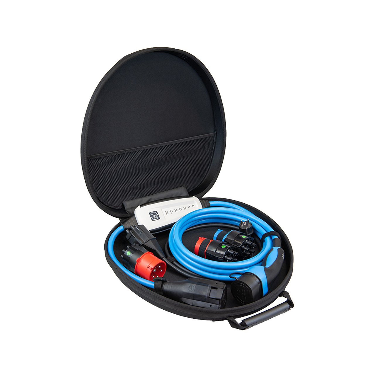 NRGkick Set Optimal mit WLAN, Bluetooth mobile Ladestation (bis 22 kW) mit Typ 2-Ladekabel