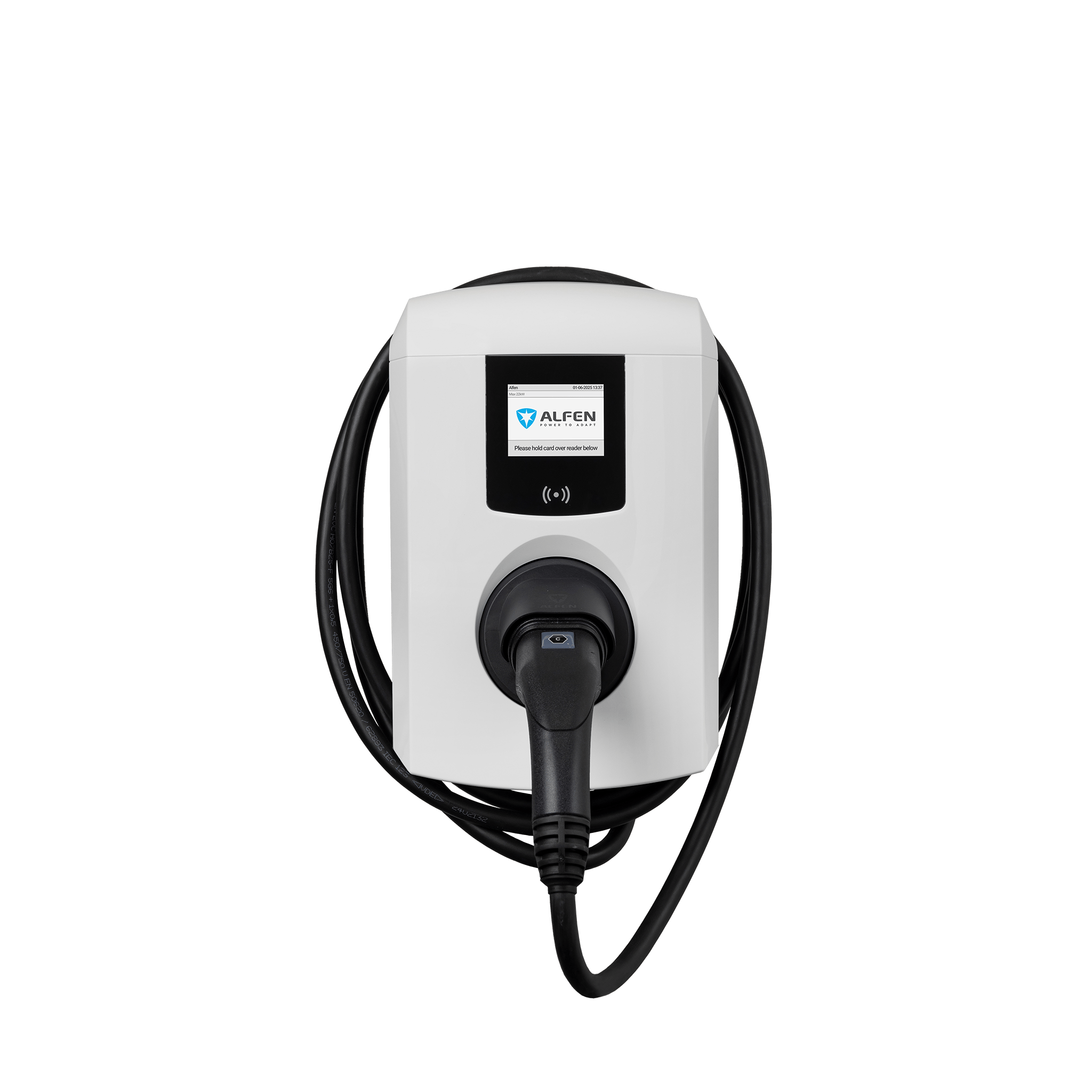 Alfen Eve Single Plus DE Wallbox mit Ladekabel (bis 22 kW, Eichrecht)