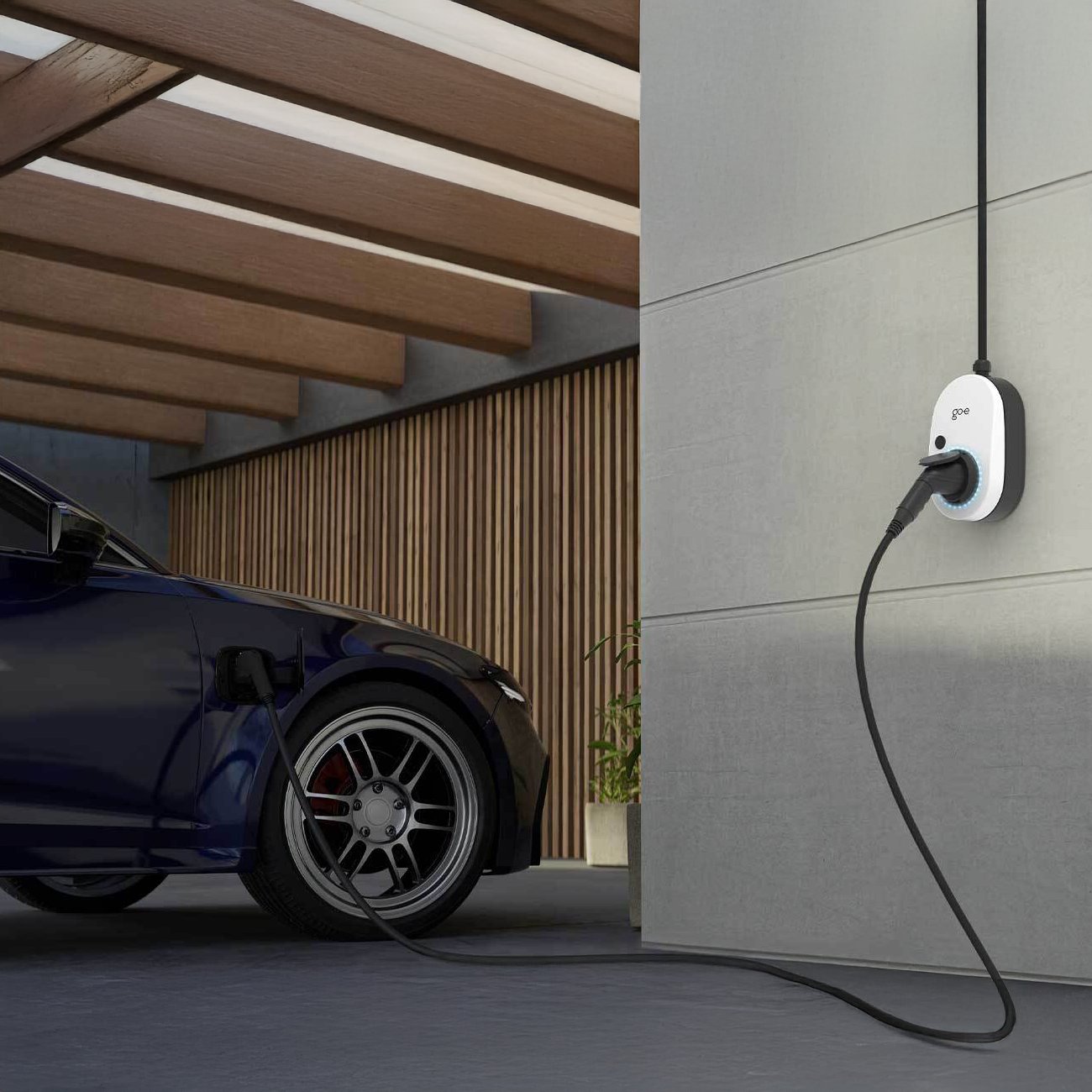 go-e Charger Gemini 2.0 Wallbox (bis 22 kW, LTE) mit Ladesteckdose