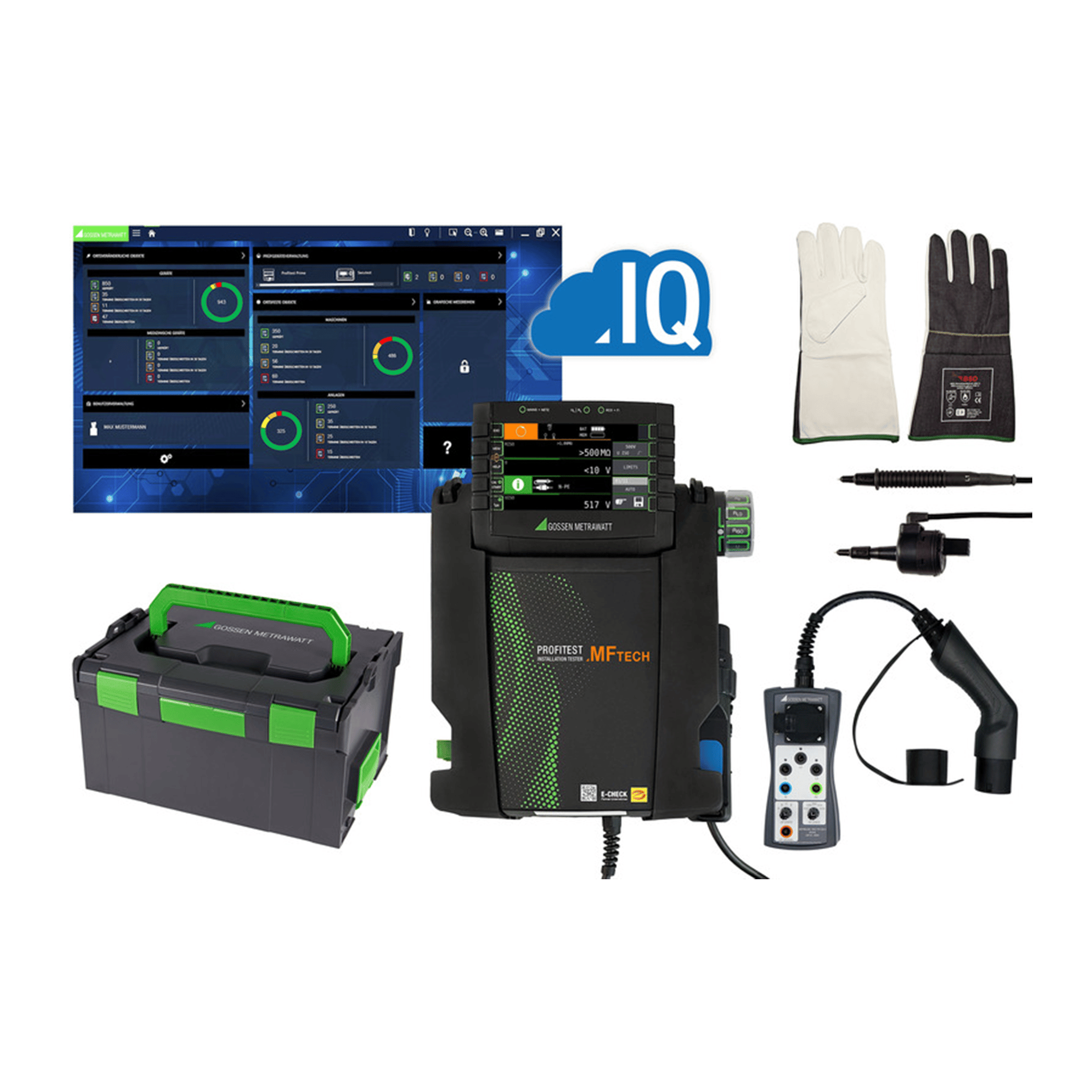 Gossen Metrawatt Profitest MF Tech EVSE-Set Prüfgeräte Set