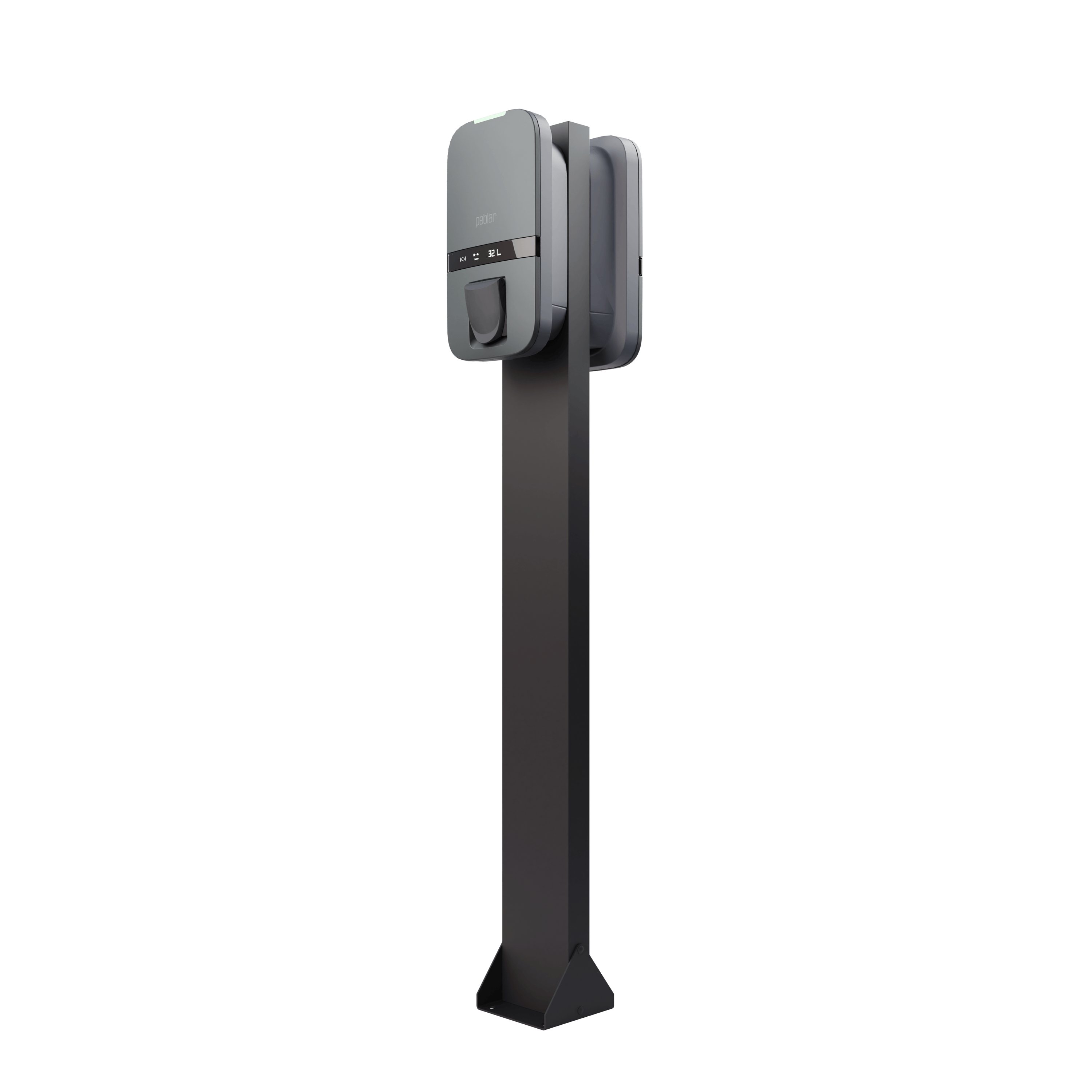Peblar Dual Pole Floor Mount Standfuß für Peblar Wallbox Home/Business