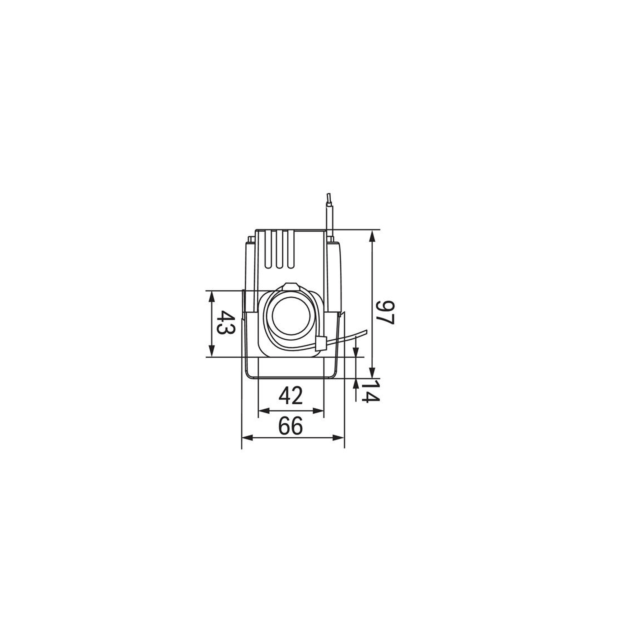 WAGO Umbauwandler für Rundleiter bis 42 mm (750A/5A)