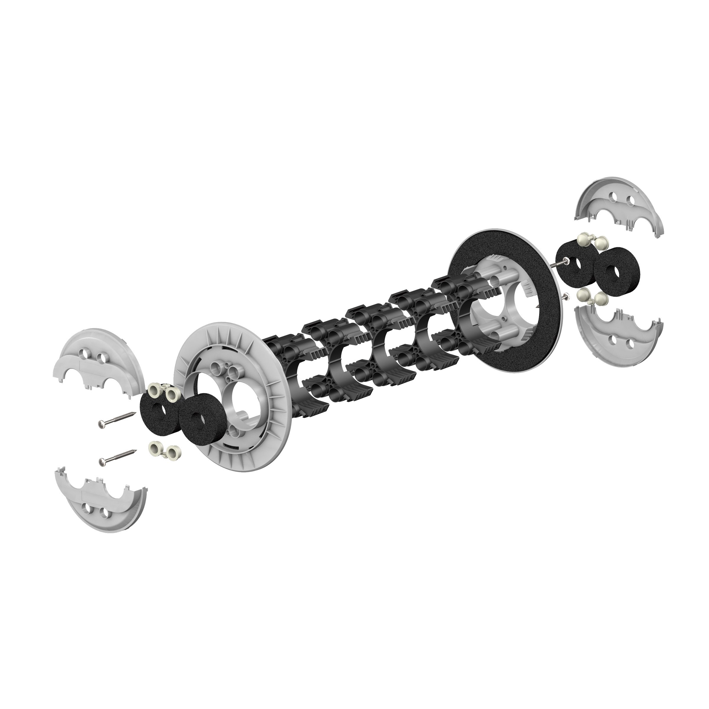 Doymafix HP/O - Oberirdische Wanddurchführung für Wärmepumpen 
