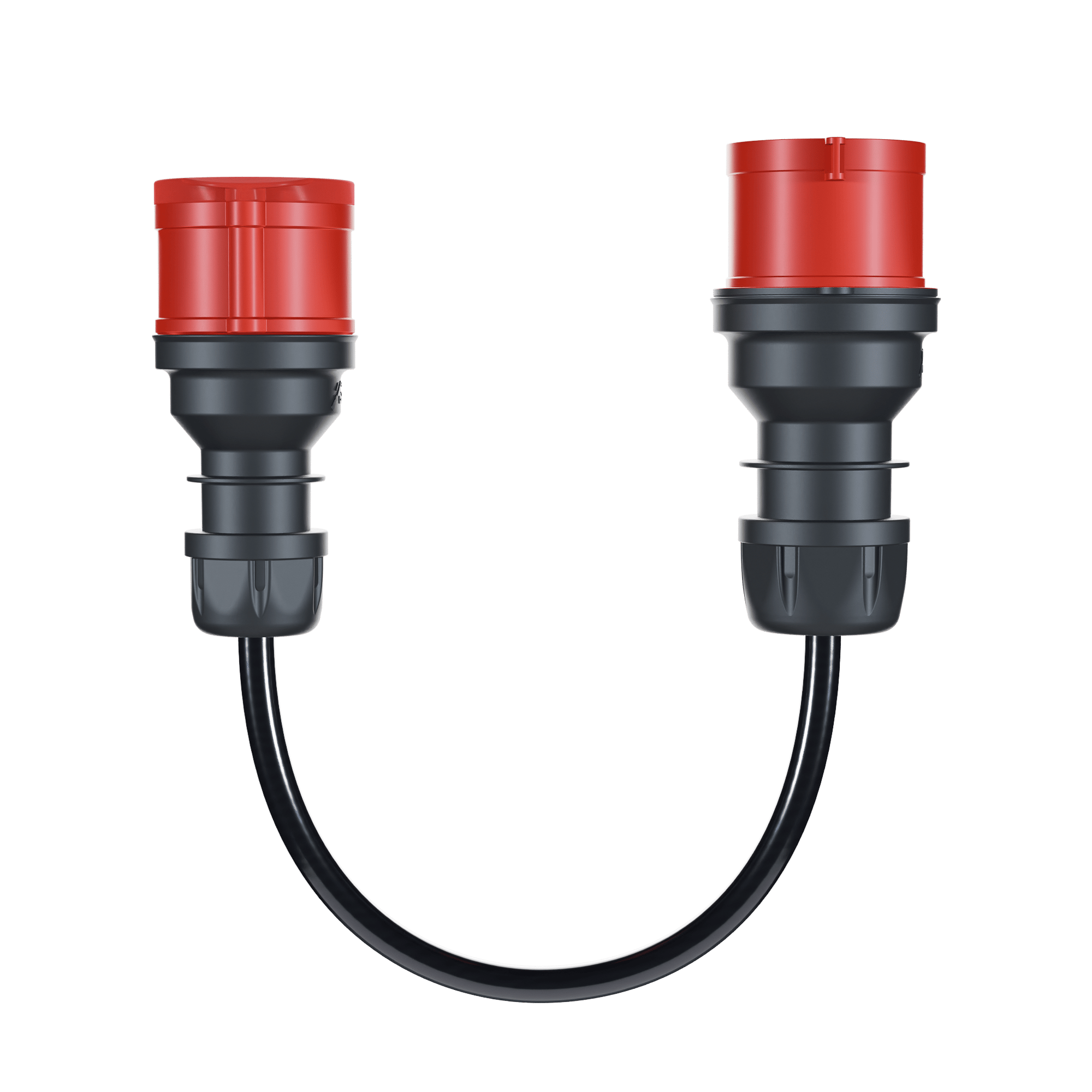 go-e Adapter für go-e Charger Gemini (11 kW) CEE rot 16 A auf CEE rot 32 A