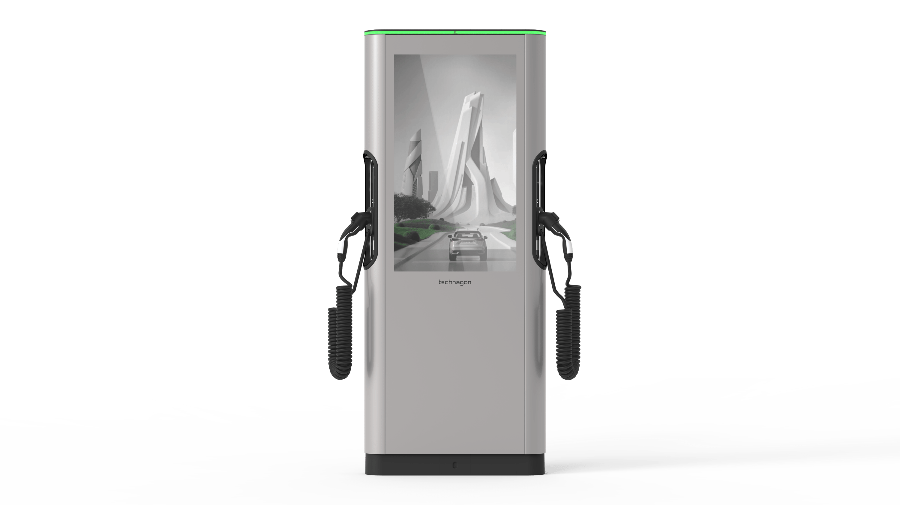 Technagon TEP8 Ladestation (bis 2 x 22 kW) mit integriertem Display