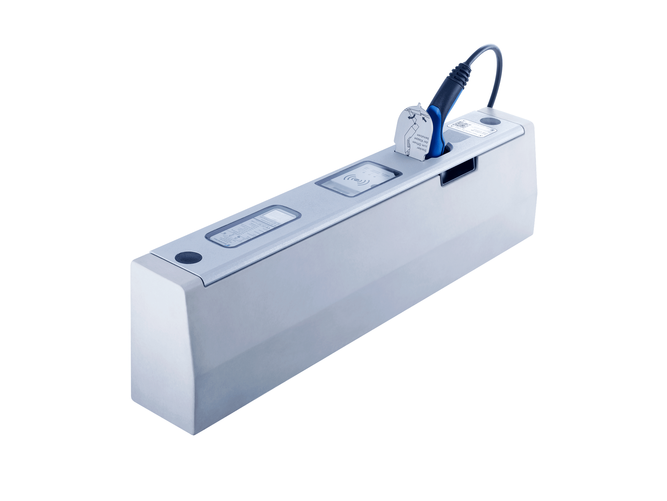 Rheinmetall Ladestation Ladebordstein Gen1.1 - INKL. Elektronikmodul, Schutzdeckel und Sicherheitsstecknuss (bis 22 kW, Eichrecht)