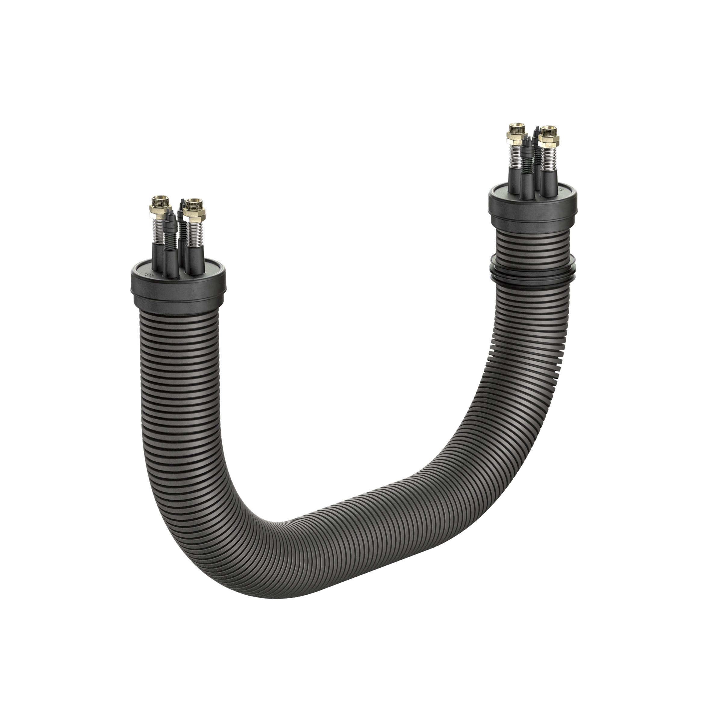DOYMAfix® Connect HP/P Pro - Bodenplatteneinführung für Wärmepumpen / Edelstahlwellrohr DN 40 / Schlauchlänge 10m