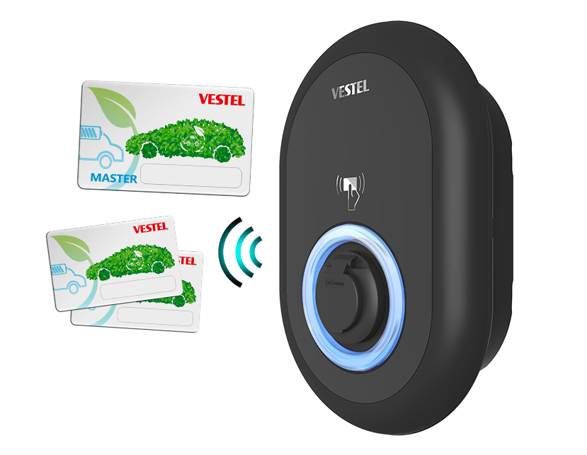 Vestel EVC04-AC22 Wallbox (bis 22 kW) mit Ladesteckdose