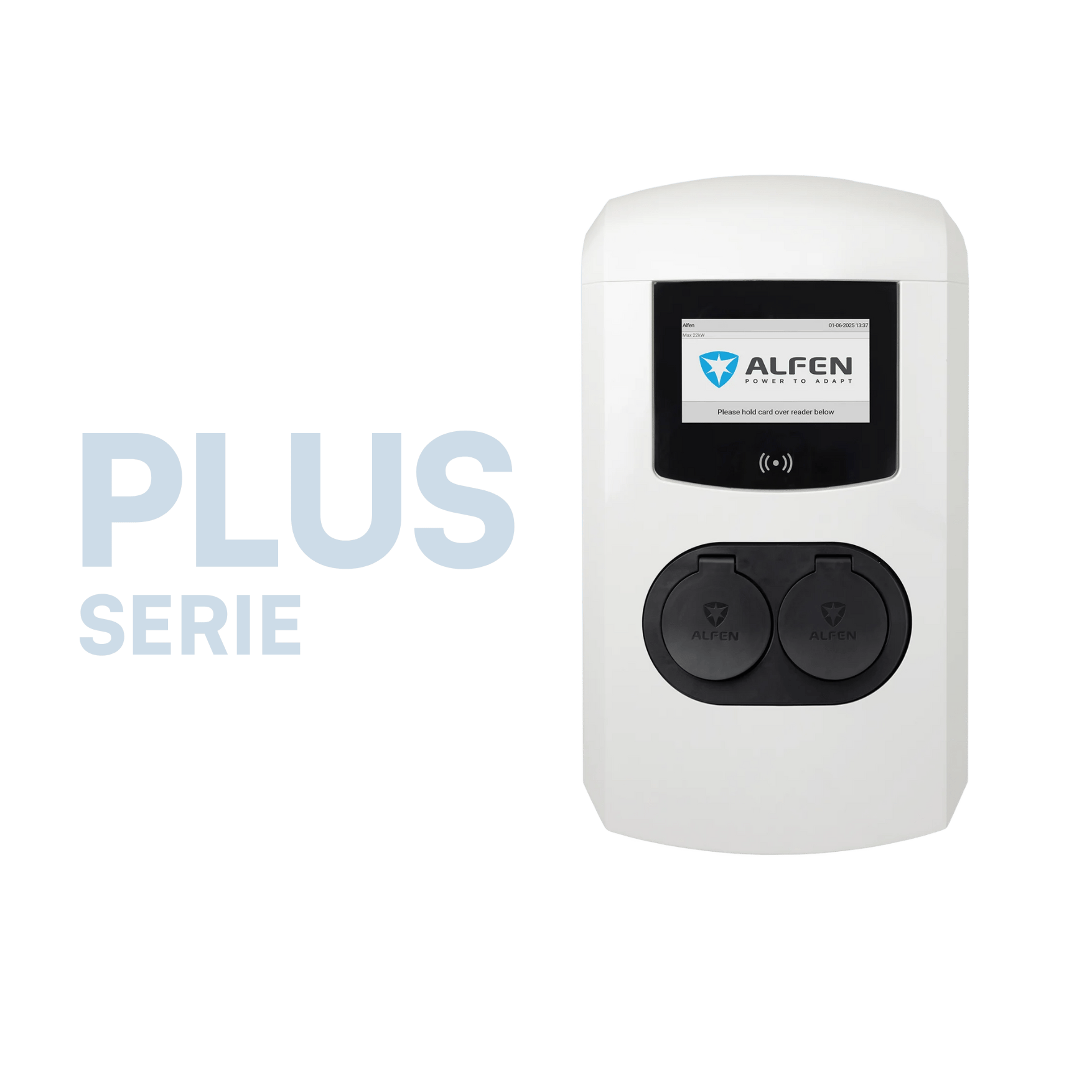 Alfen Eve Double Plus Wallbox mit 2 Typ 2-Ladesteckdosen (bis 22 kW, MID)