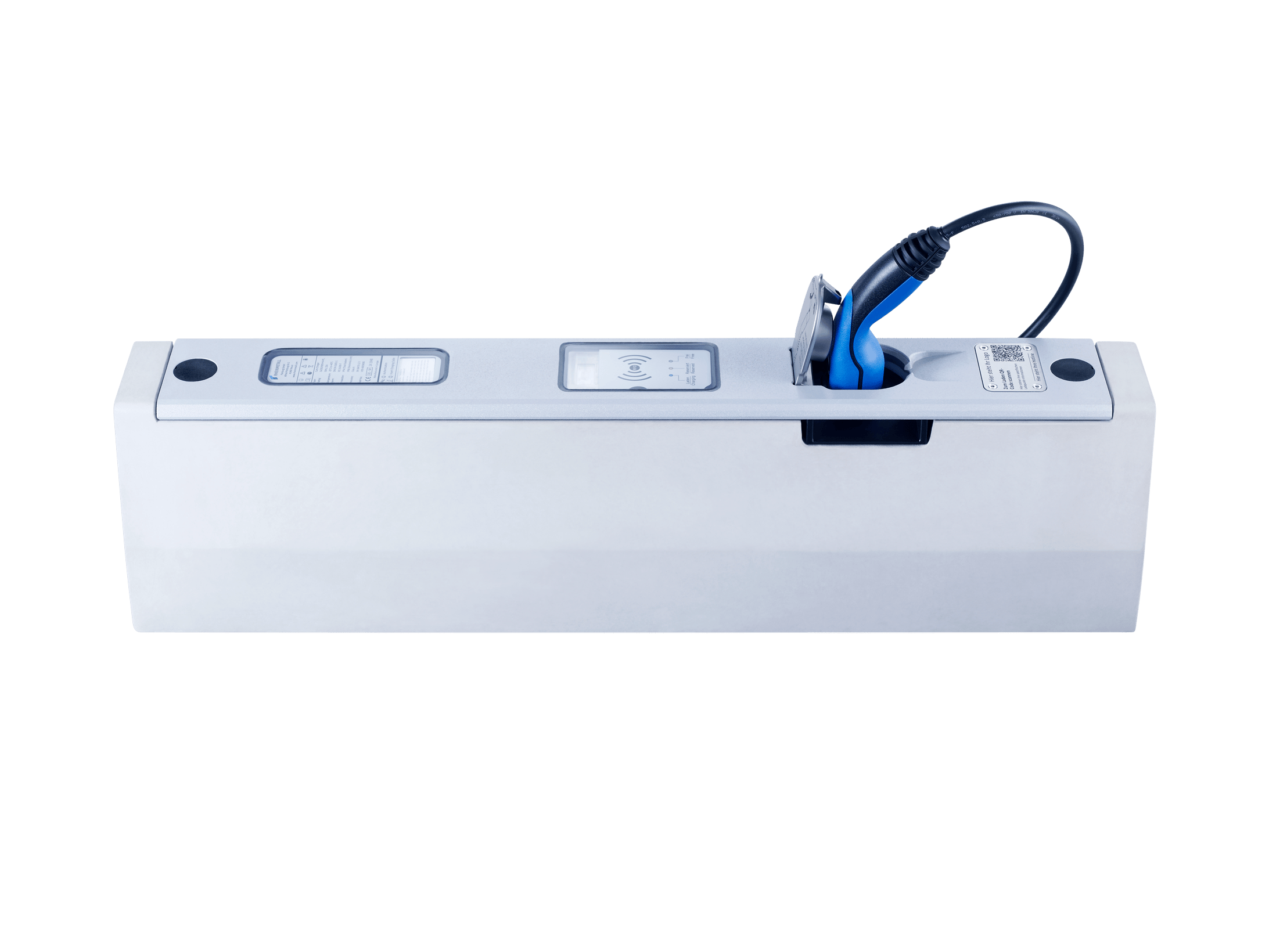 Rheinmetall Ladestation Ladebordstein Gen1.1 - INKL. Elektronikmodul, Schutzdeckel und Sicherheitsstecknuss (bis 22 kW, Eichrecht)