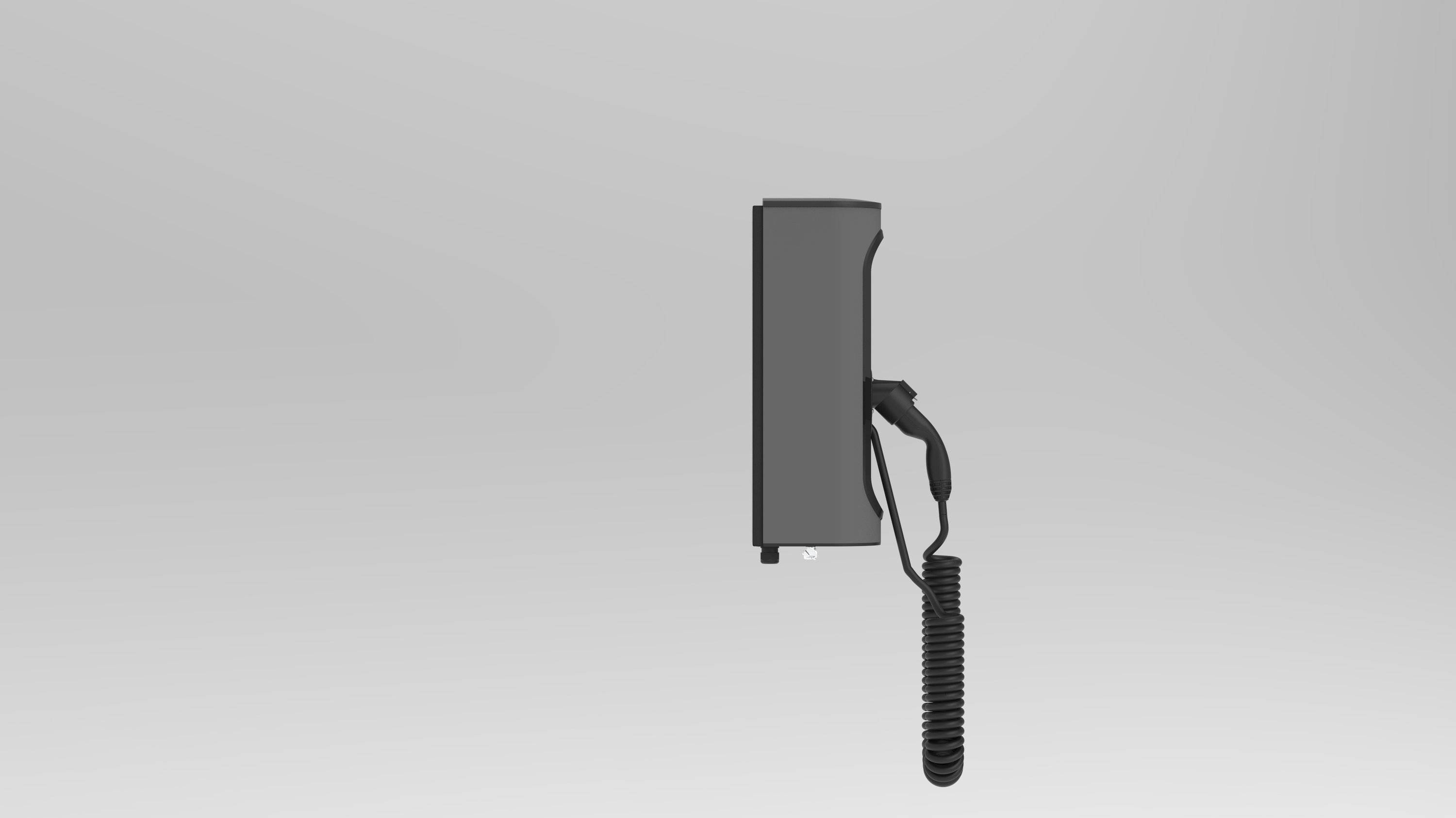 Technagon TEW3 AC-Wallbox (eichrechtskonform, bis 22 kW) mit Typ 2-Spiral-Ladekabel