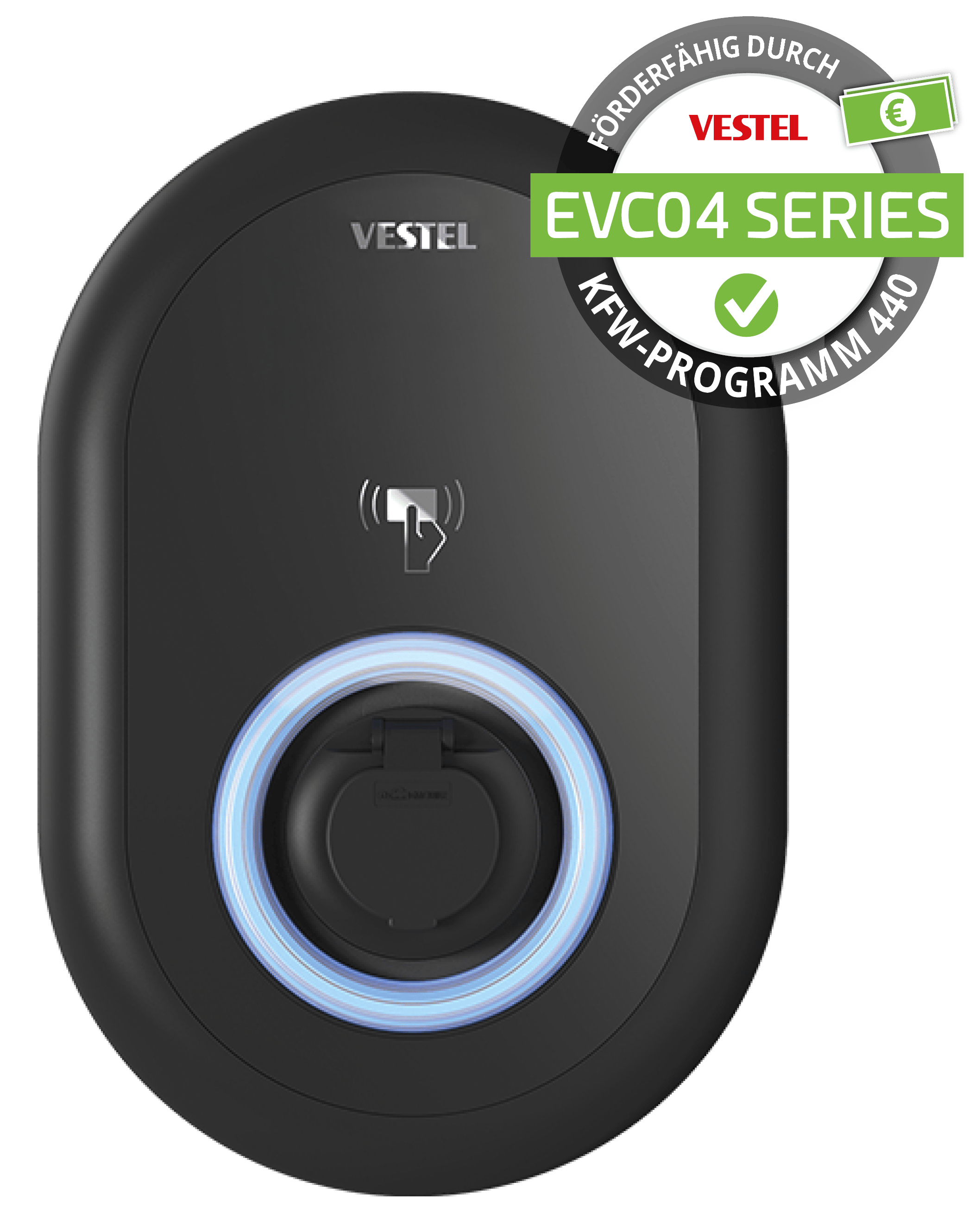 Vestel EVC04-AC22 Wallbox mit Ladesteckdose (bis 22 kW)