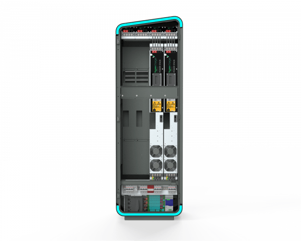 alpitronic hypercharger HYC300 Schnellladestation mit 2 CCS-Stecker (bis 300 kW, Eichrecht)