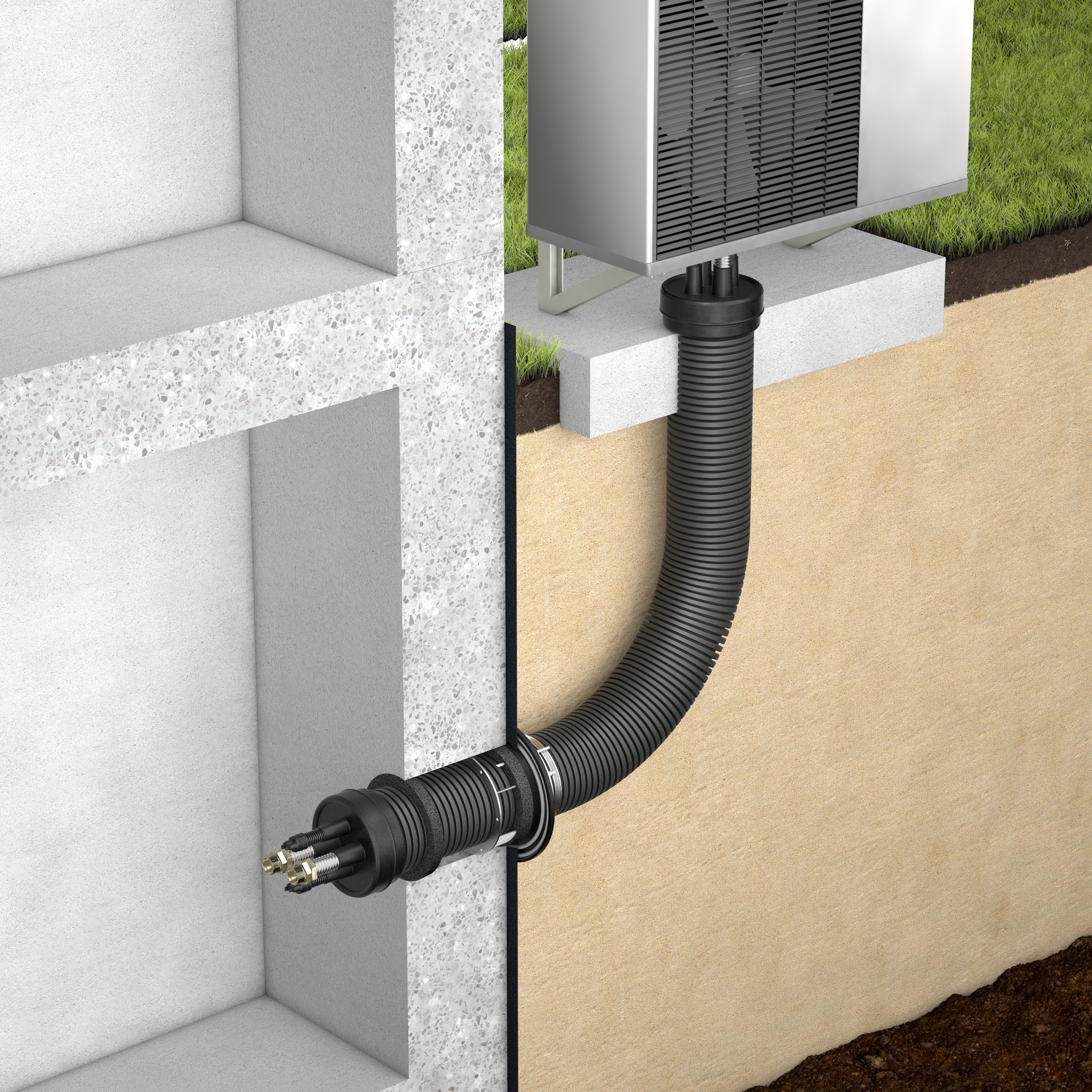 DOYMAfix® Connect HP/B Pro - Kellereinführung für Wärmepumpen 
