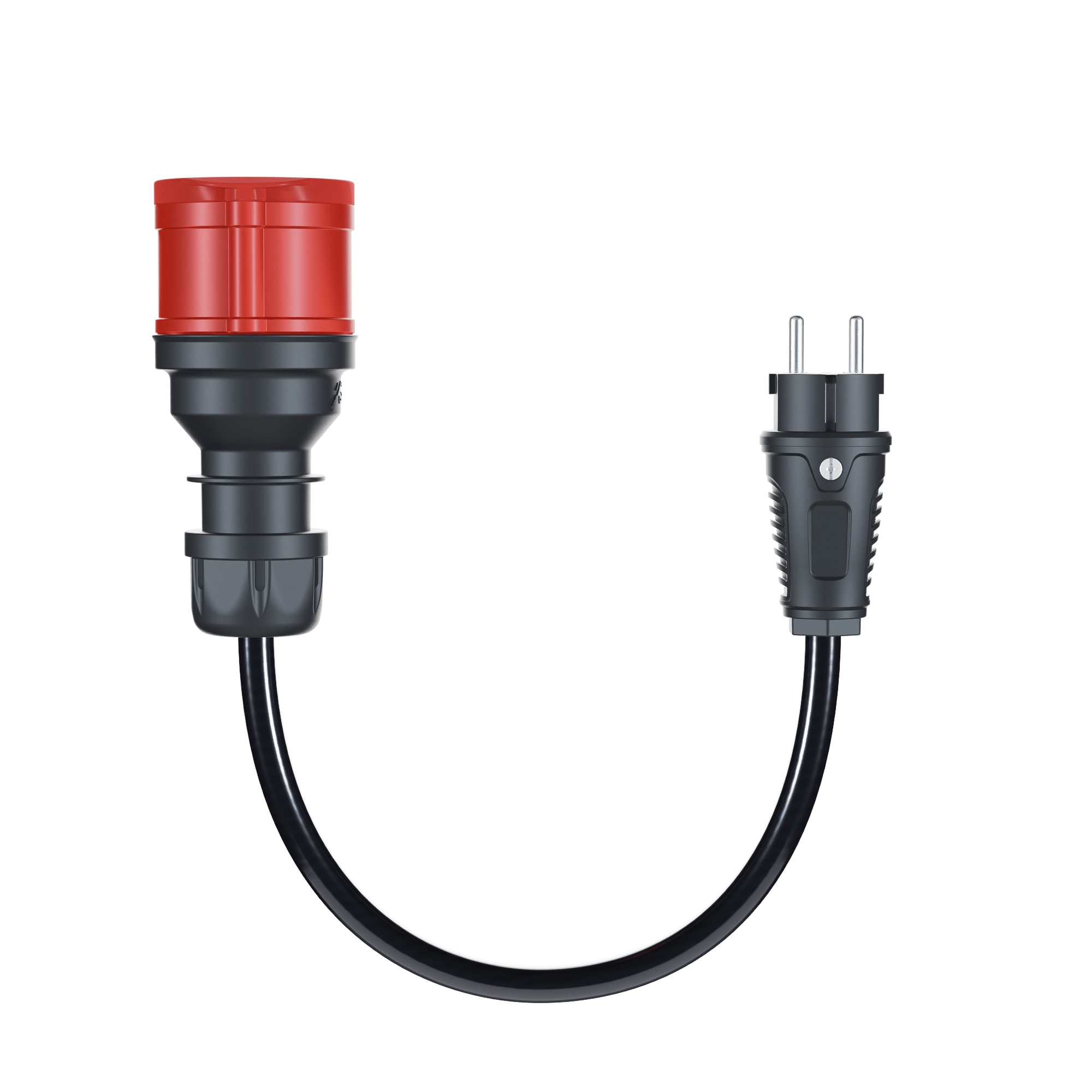 go-e Adapter für go-e Charger Gemini (11 kW) CEE rot 16 A auf Schuko
