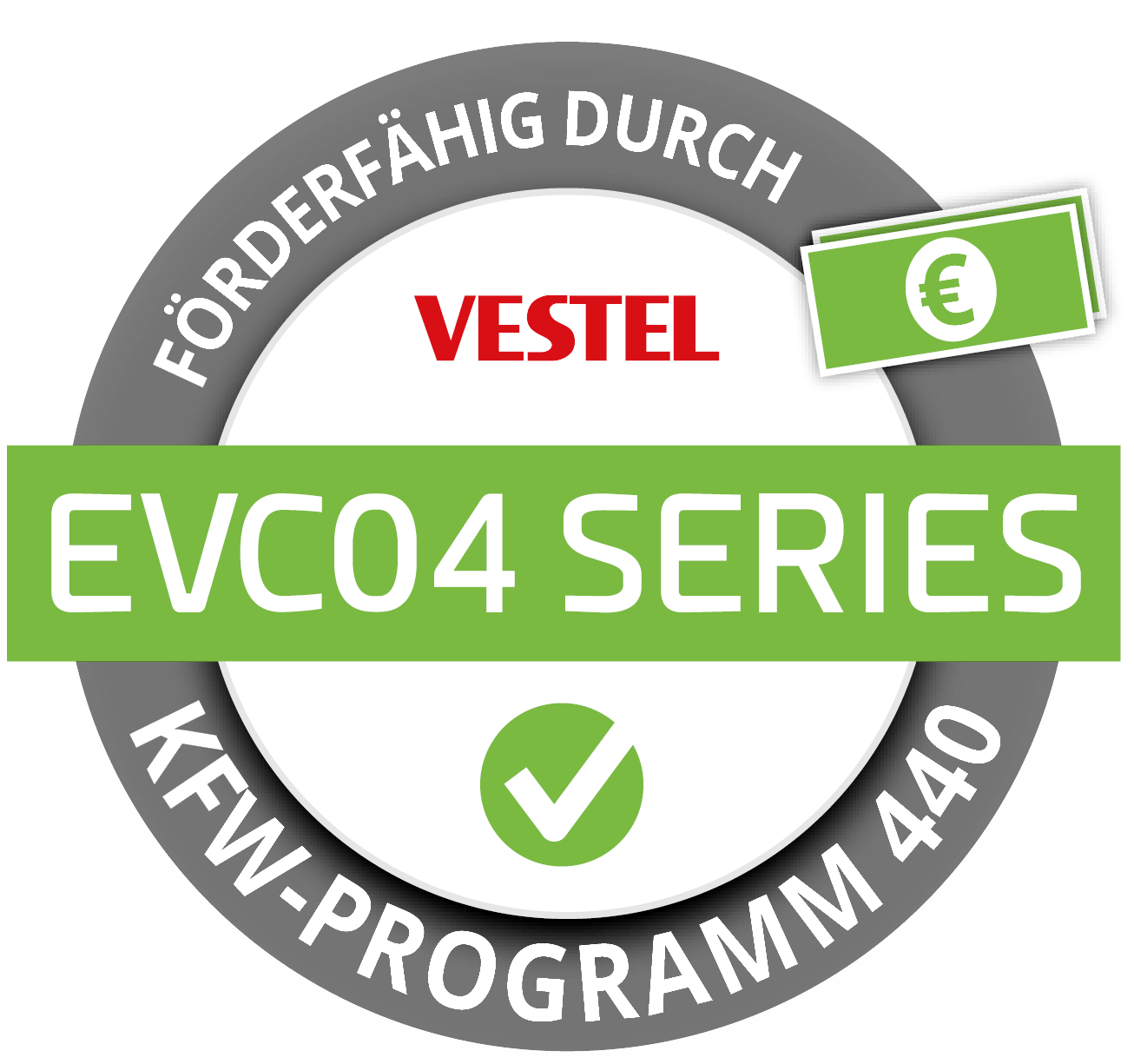 Vestel EVC04-AC11SW-T2P Wallbox (bis 11kW) mit Typ 2-Ladekabel