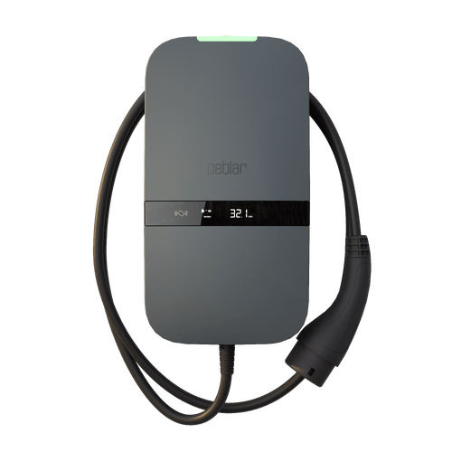 Peblar Business Wallbox mit Typ 2-Ladekabel (bis 22 kW, MID)