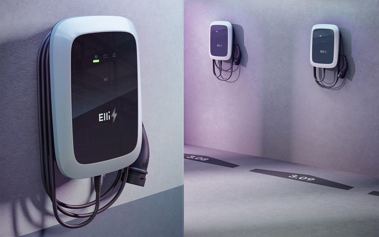 Elli Charger Connect Wallbox (bis 11kW) mit Typ 2-Ladekabel