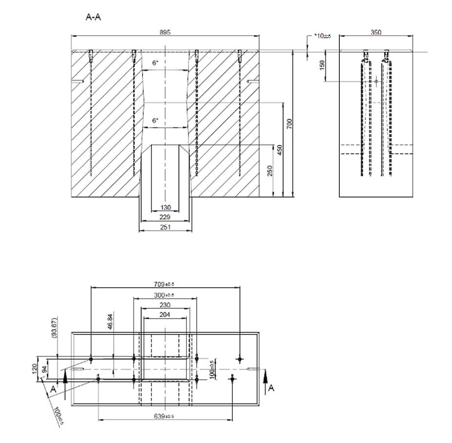 Betonfundament für Technagon TEP8 Ladestation