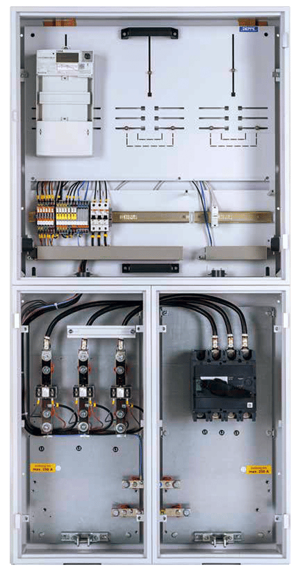 Bayernwerk Wandlerschrank 250A Innen 