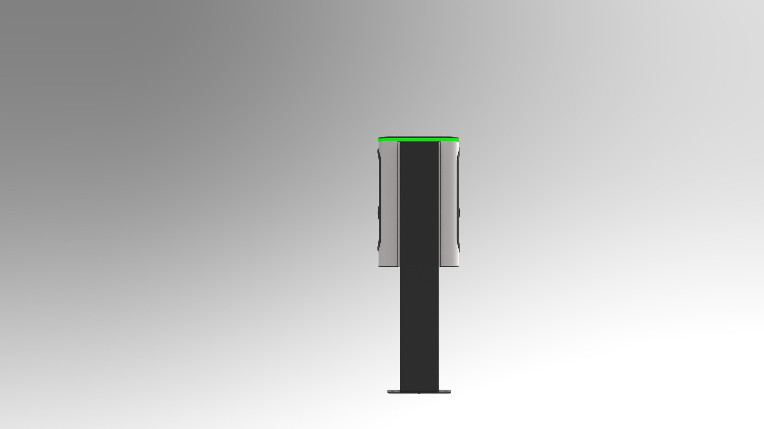 Technagon Stele barrierefrei für 1x TEW4 AC-Wallbox