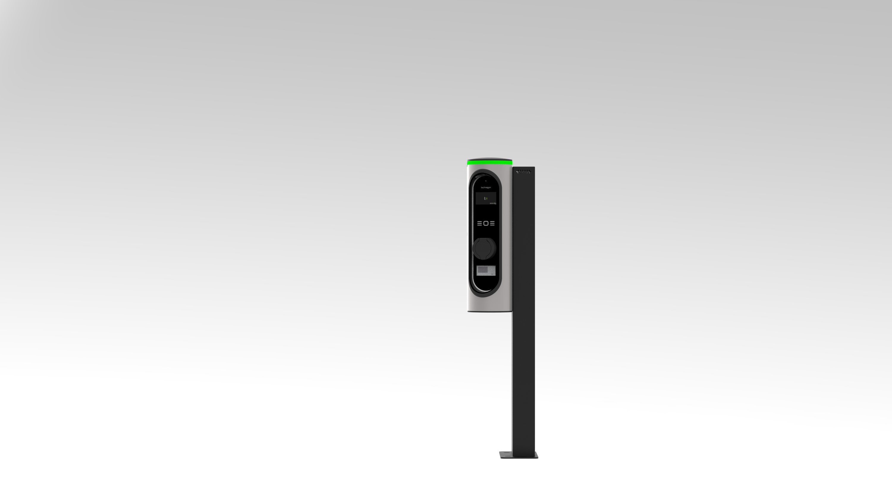 Technagon Stele barrierefrei für 1x TEW4 AC-Wallbox