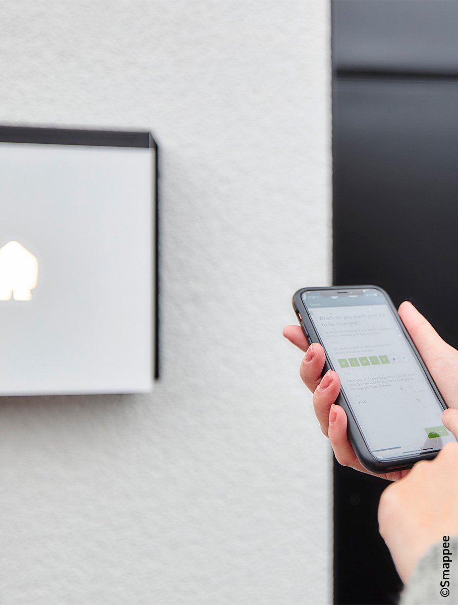 Smappee EV Wall Eichrecht Wallbox mit Typ 2 Steckdose (bis 22 kW, Eichrecht)